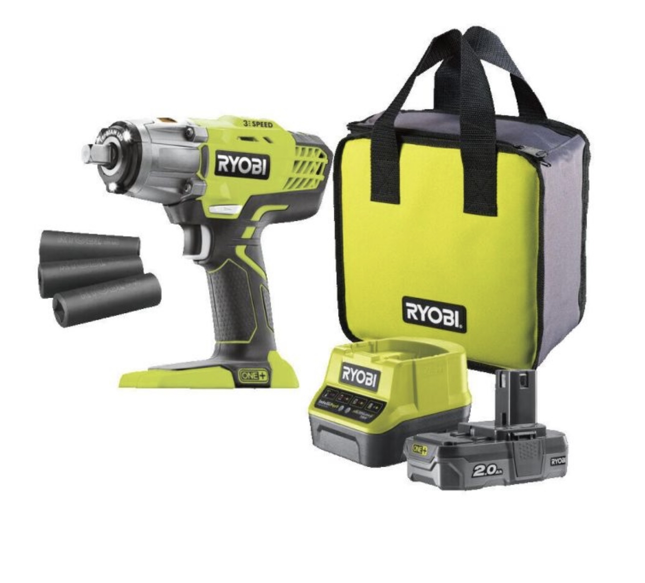 Kraftig ryobi muttertrekker til leie