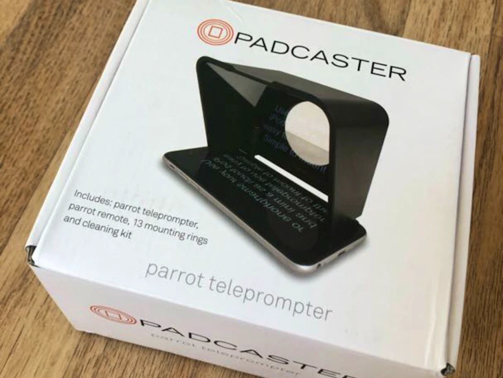 Parrot padcaster teleprompter
