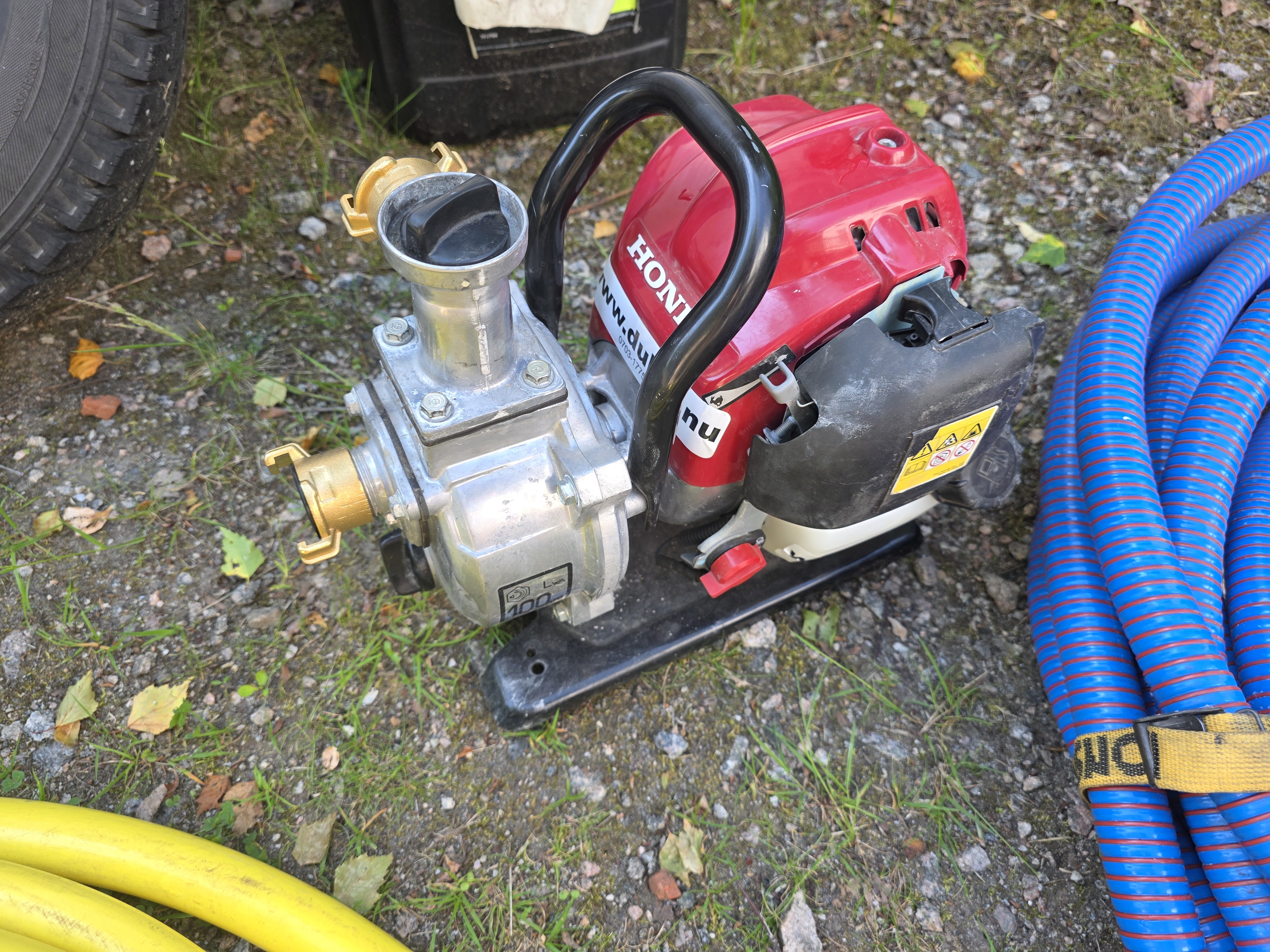 Bensindriven vattenpump honda wx10t