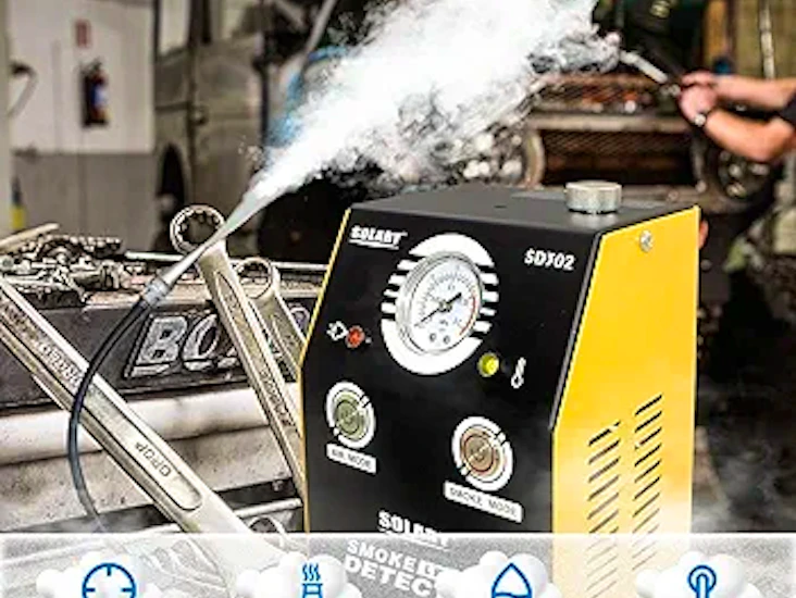 Trykktester / lekkasjesøker med røyk til feilsøking