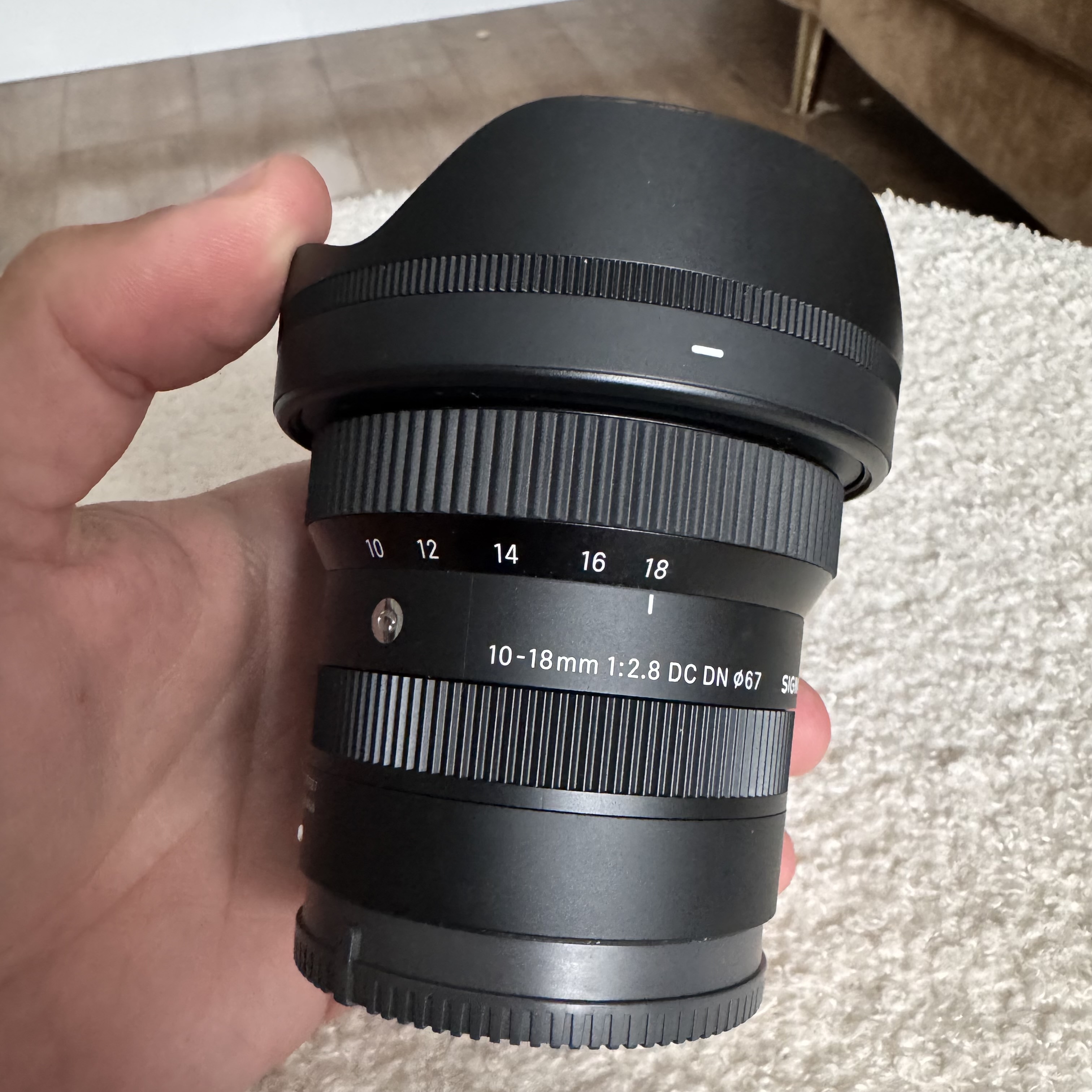 Sigma 10-18mm f2.8 dc dn for sony e cameras