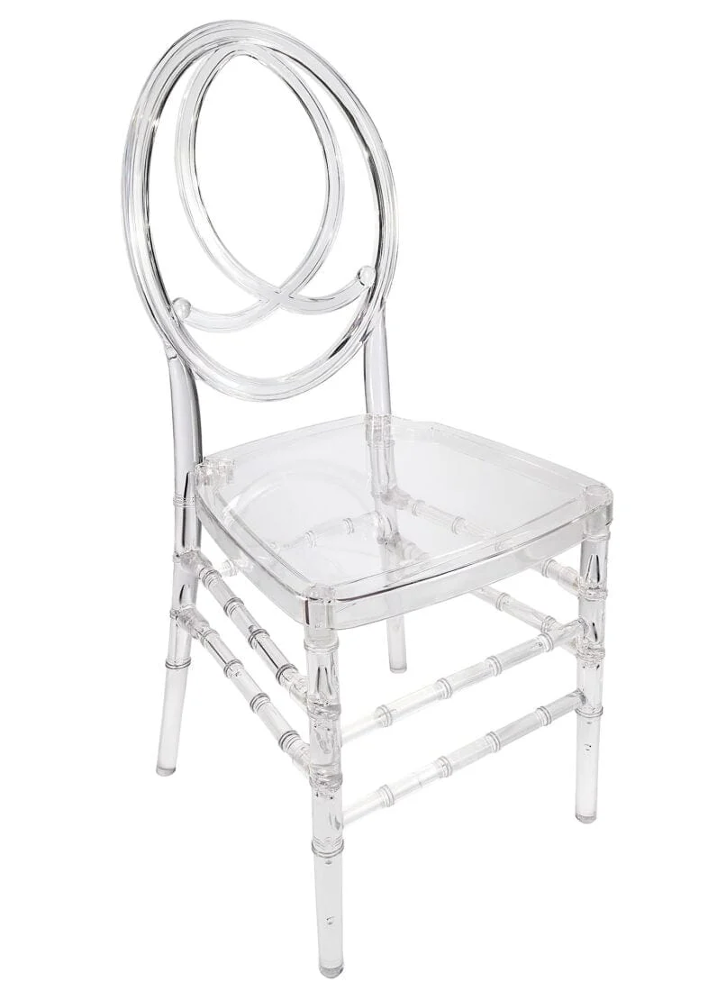 Clear chaivari chairs