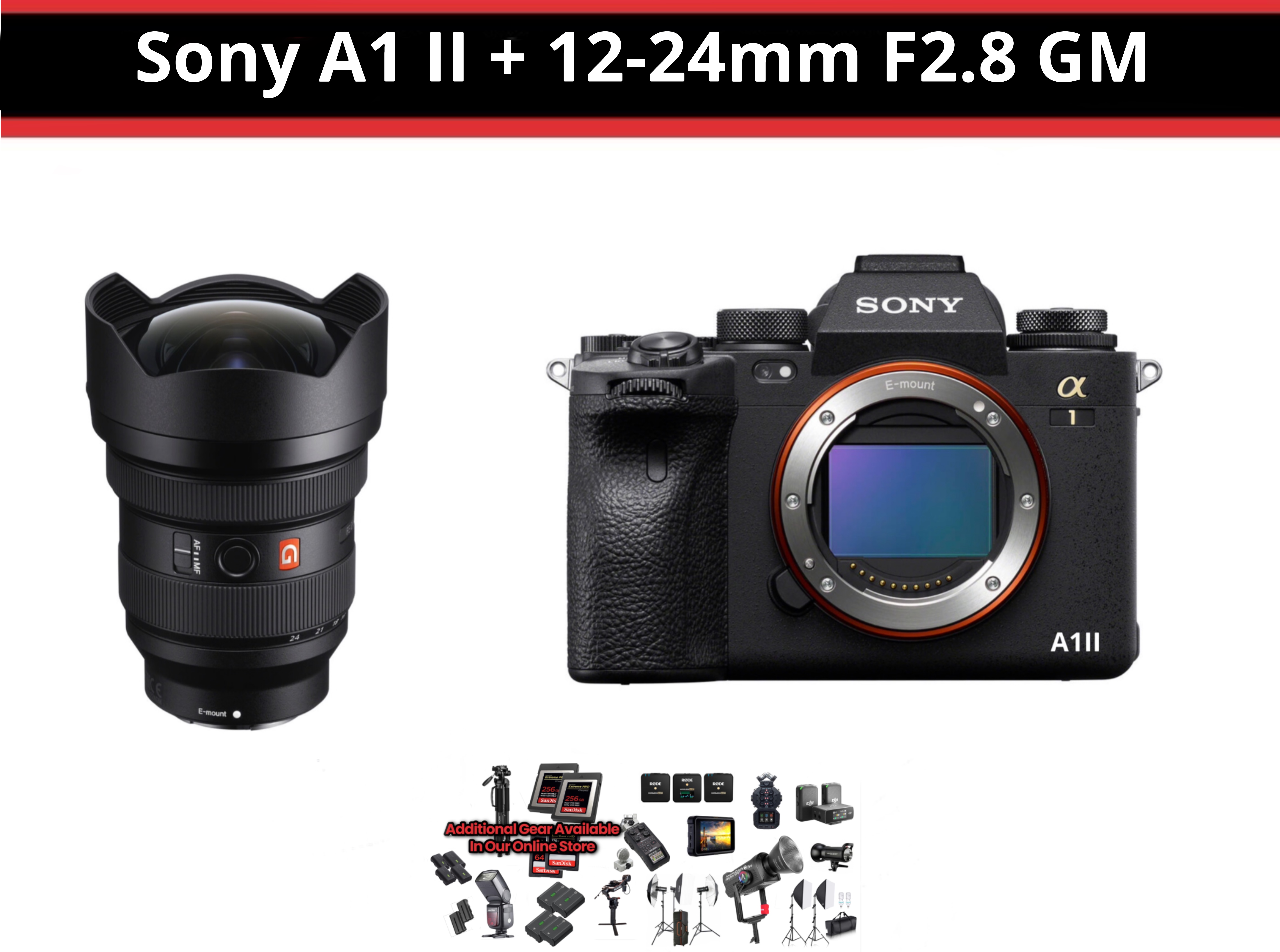 Sony a1 mark ii + 12-24mm f2.8 gm ( sony a1mii |  sony a1ii )