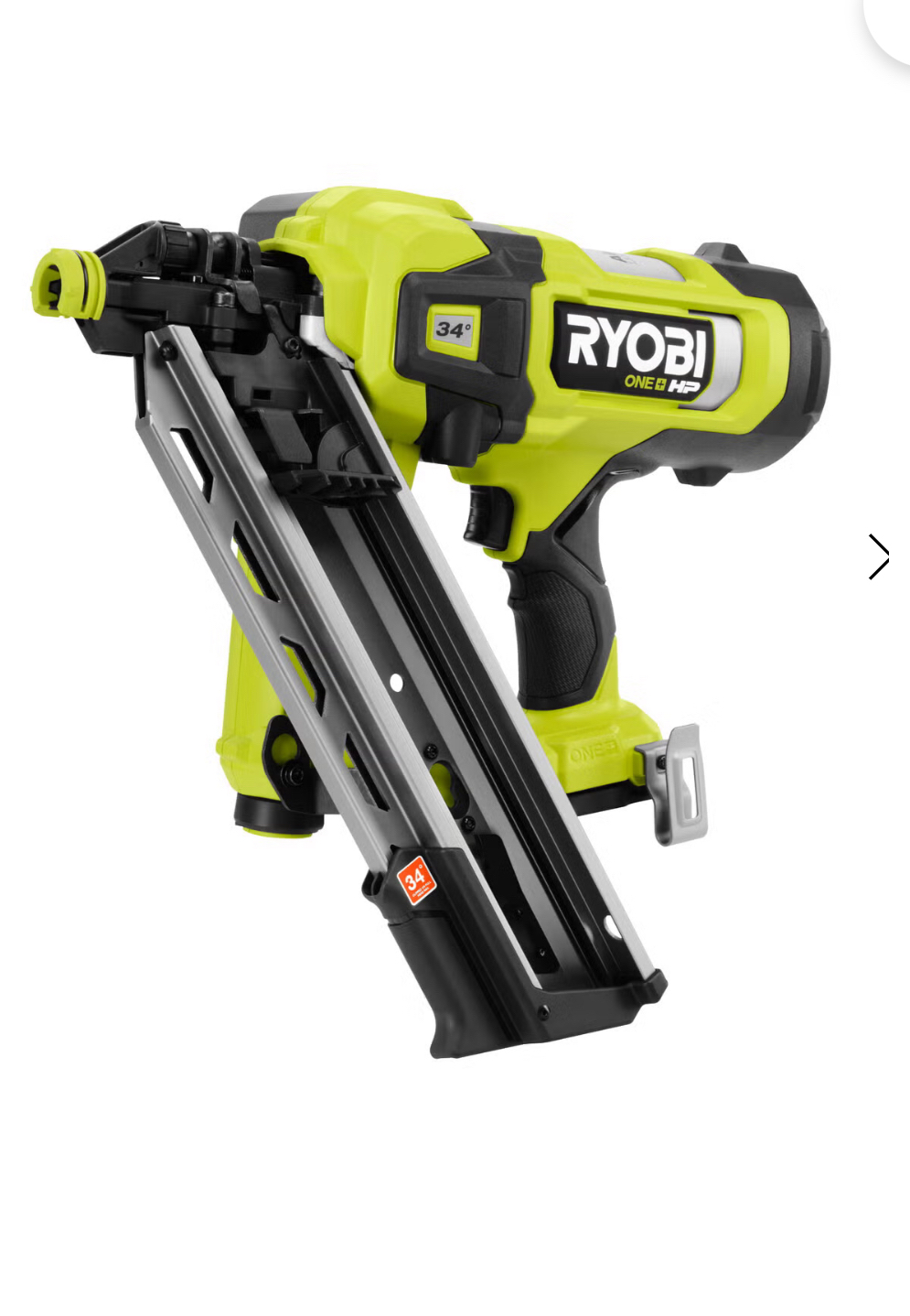Ryobi batteridrevet spikerpistol 18 v 90 mm rfn1834x