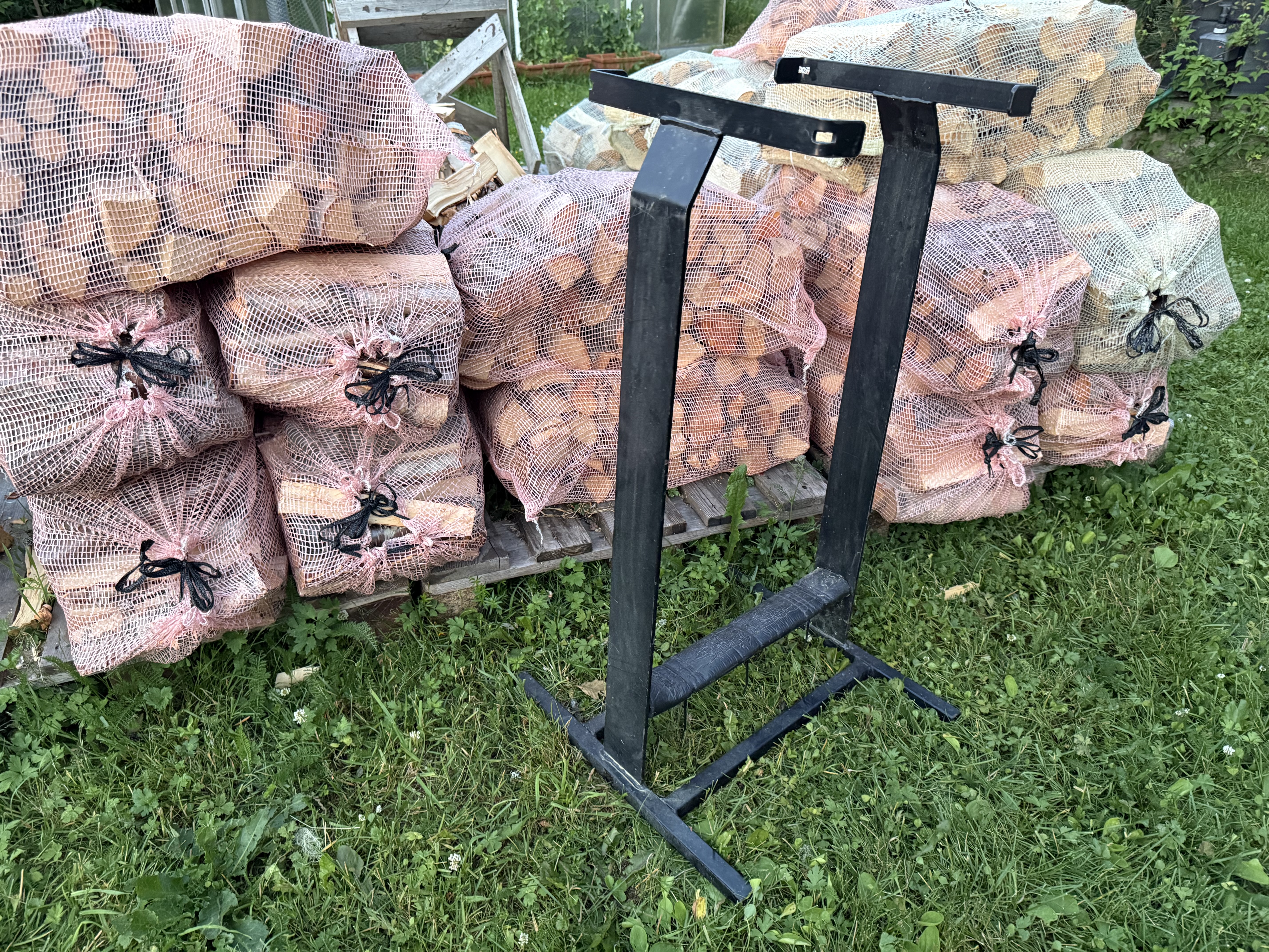 Sekkestativ for ved 60/80 l