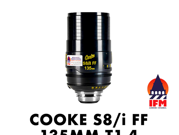 Cooke s8/i ff 135mm t1.4 pl mount cine lens