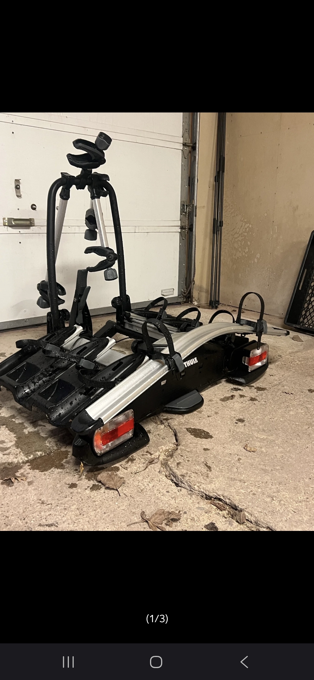 Cykelställ 4-cyklar, thule  velocompact