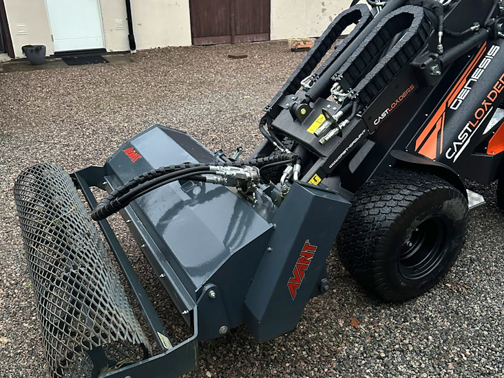 Jordfräs med gallervält för såbädd avantfäste