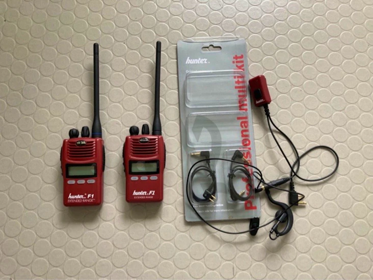 Jaktradio hunter f1 155 mhz 2styck