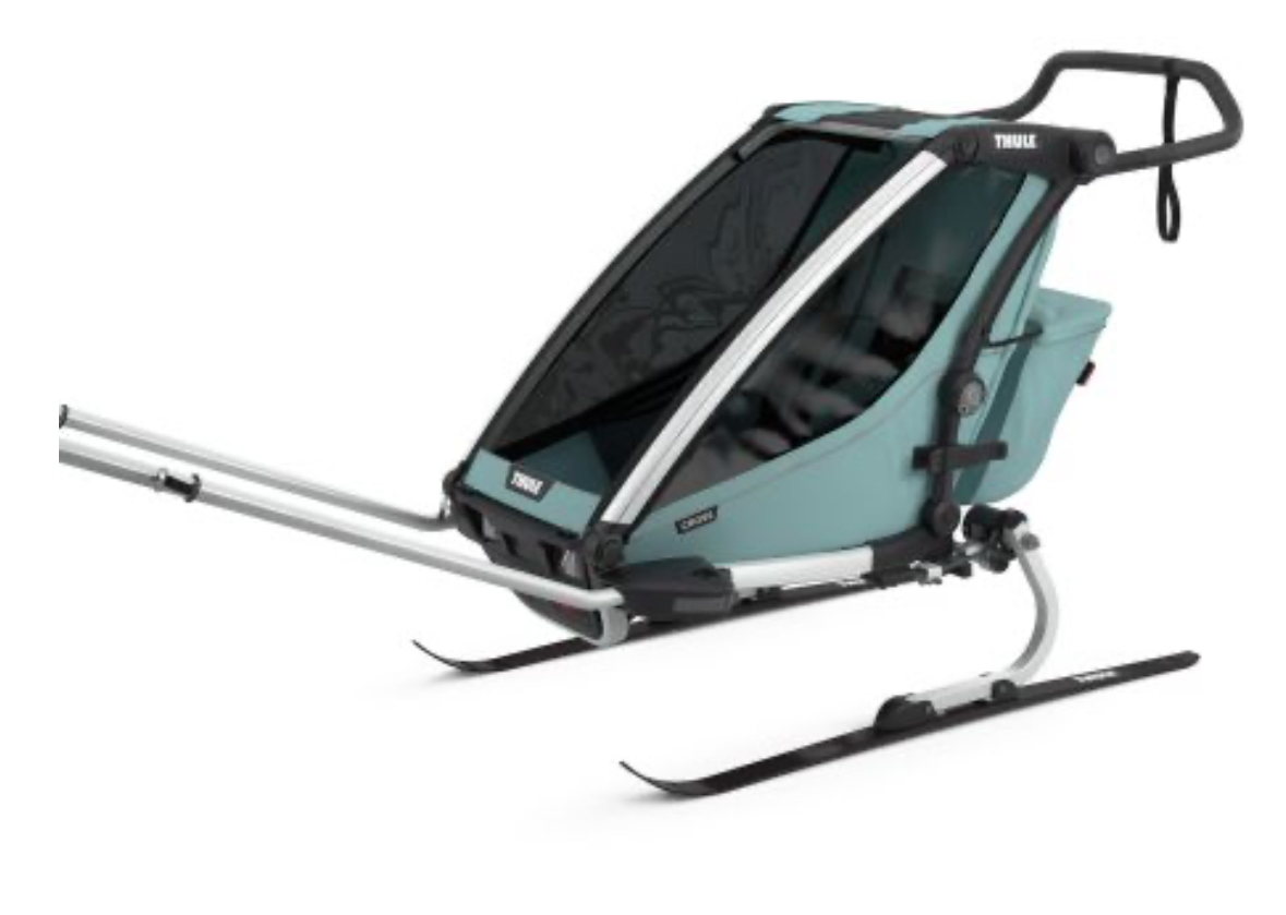 Thule chariot cross 1 m/ skisett og sykkelfeste