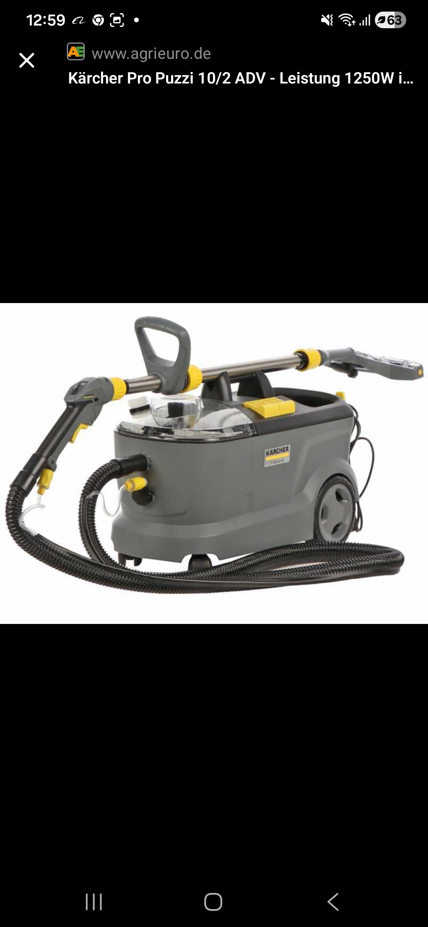 Kärcher puzzi 10/2 advance – professionell matt- och textilrengöring