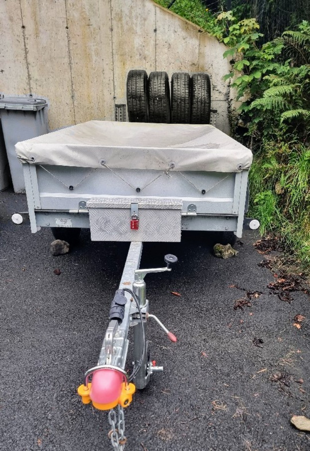 Lett og liten tilhenger til leie.