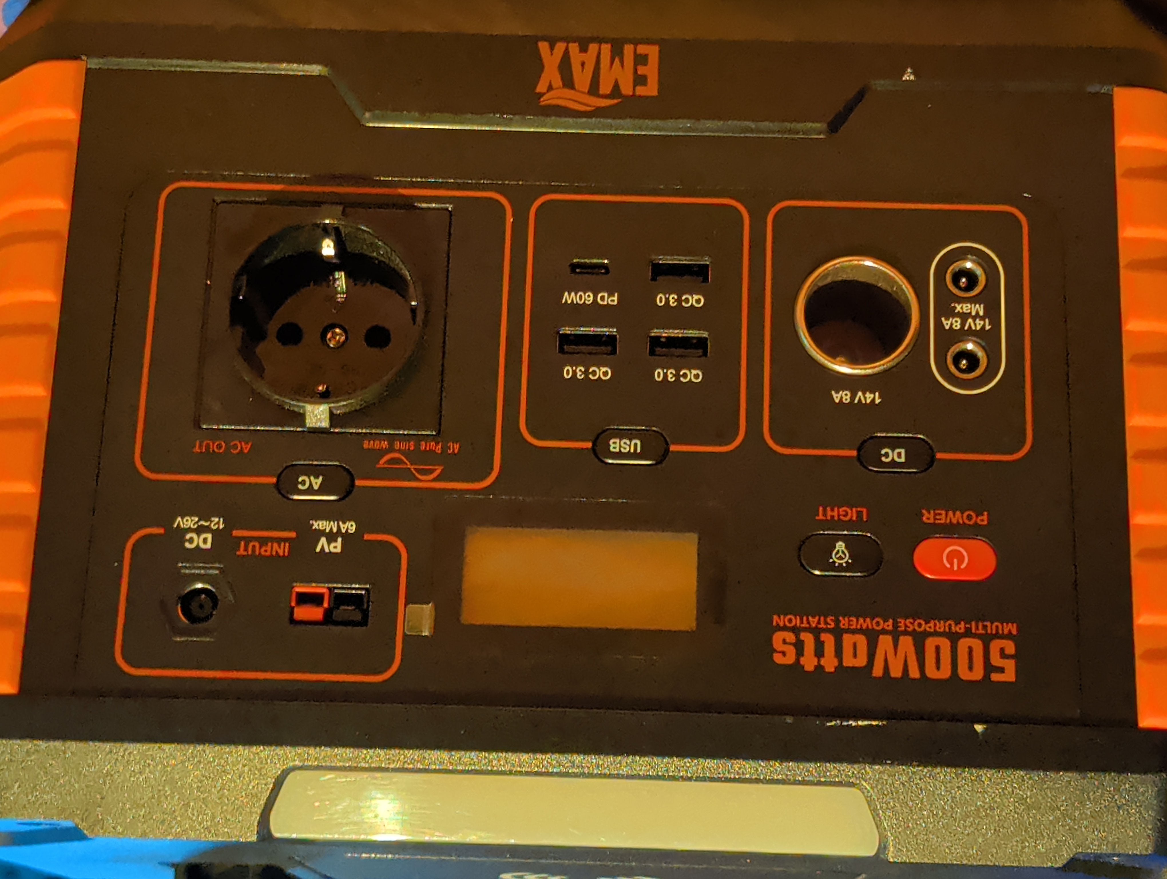 Powerbank 230 volt 500w, 519wh