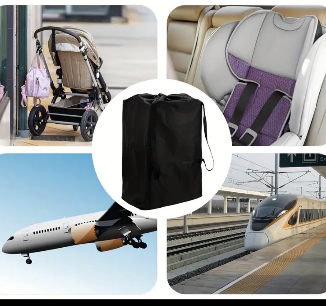 Stor resväska för barnvagn och bilbarnstol 