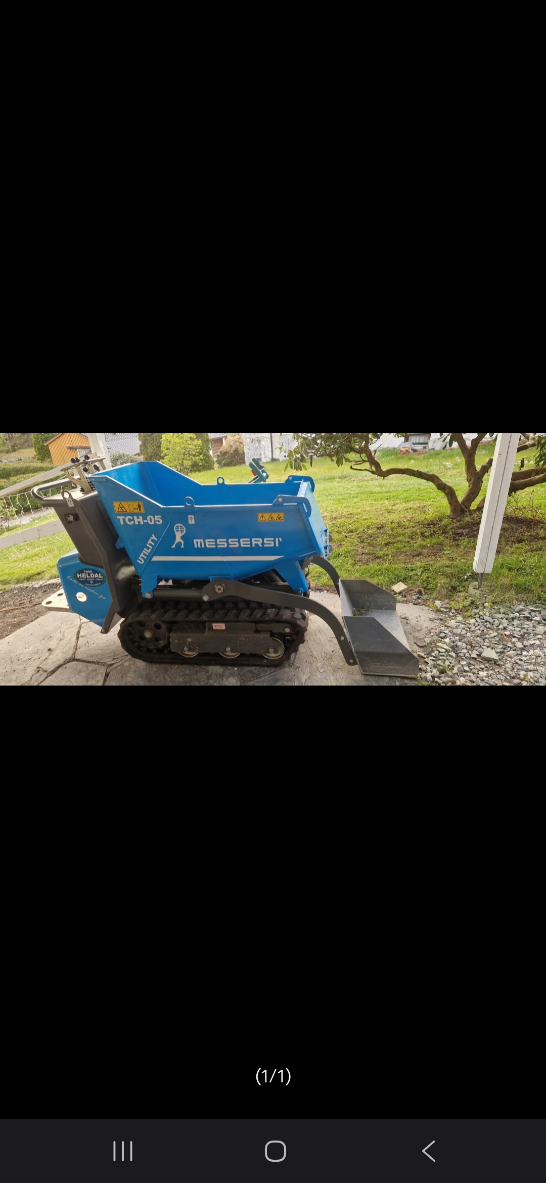 Beltetrillebår/minidumper