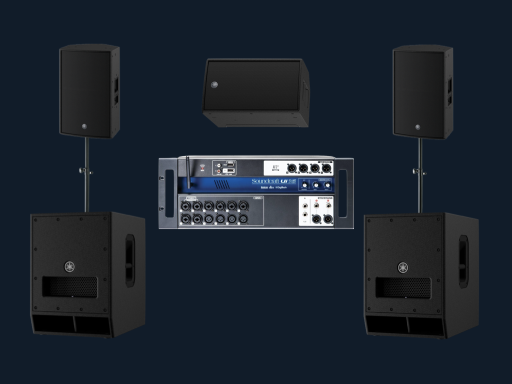 Large pa package – full-range sound