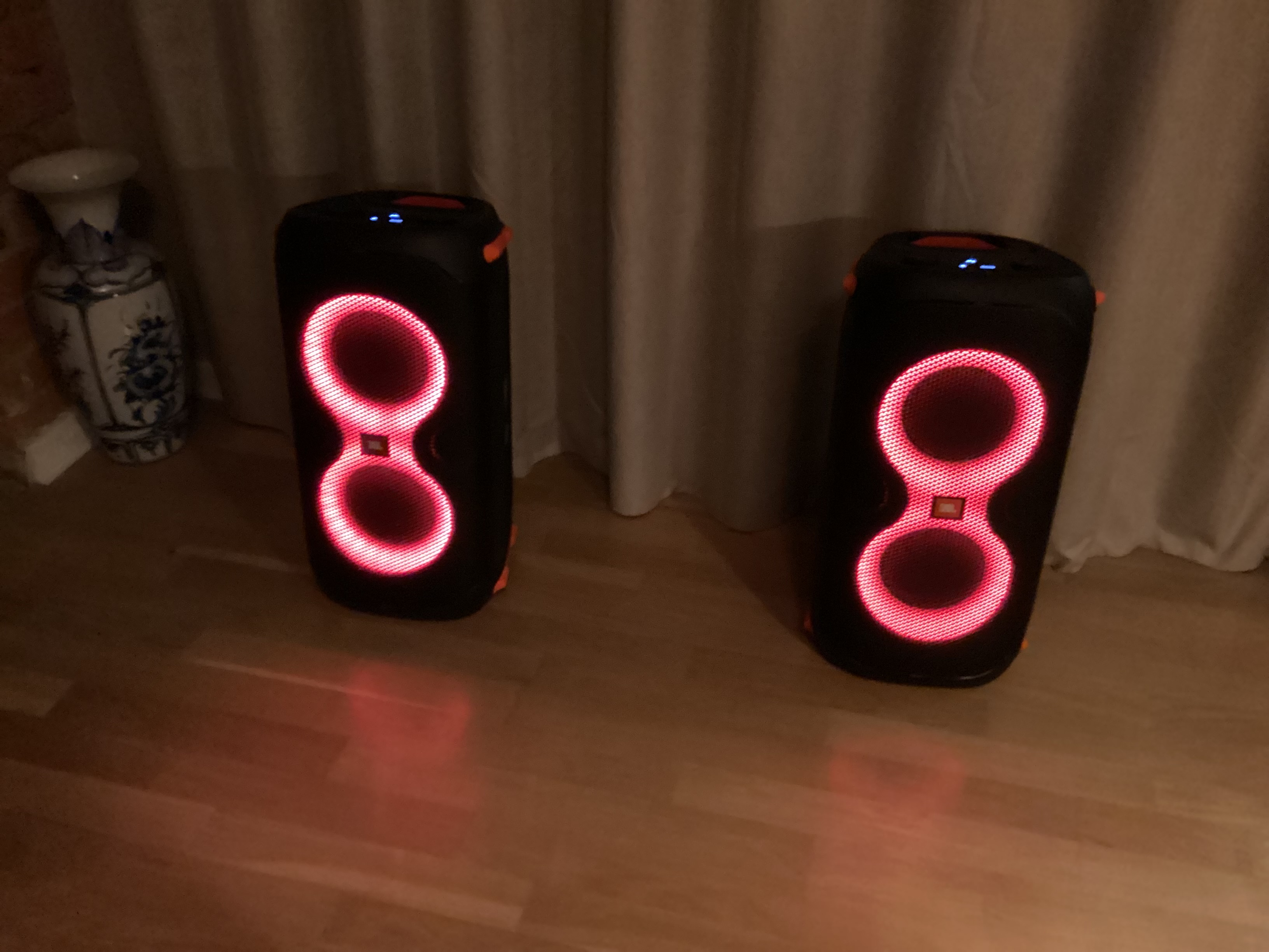 2st jbl partybox 110  2 led-effektljus disco partypaket