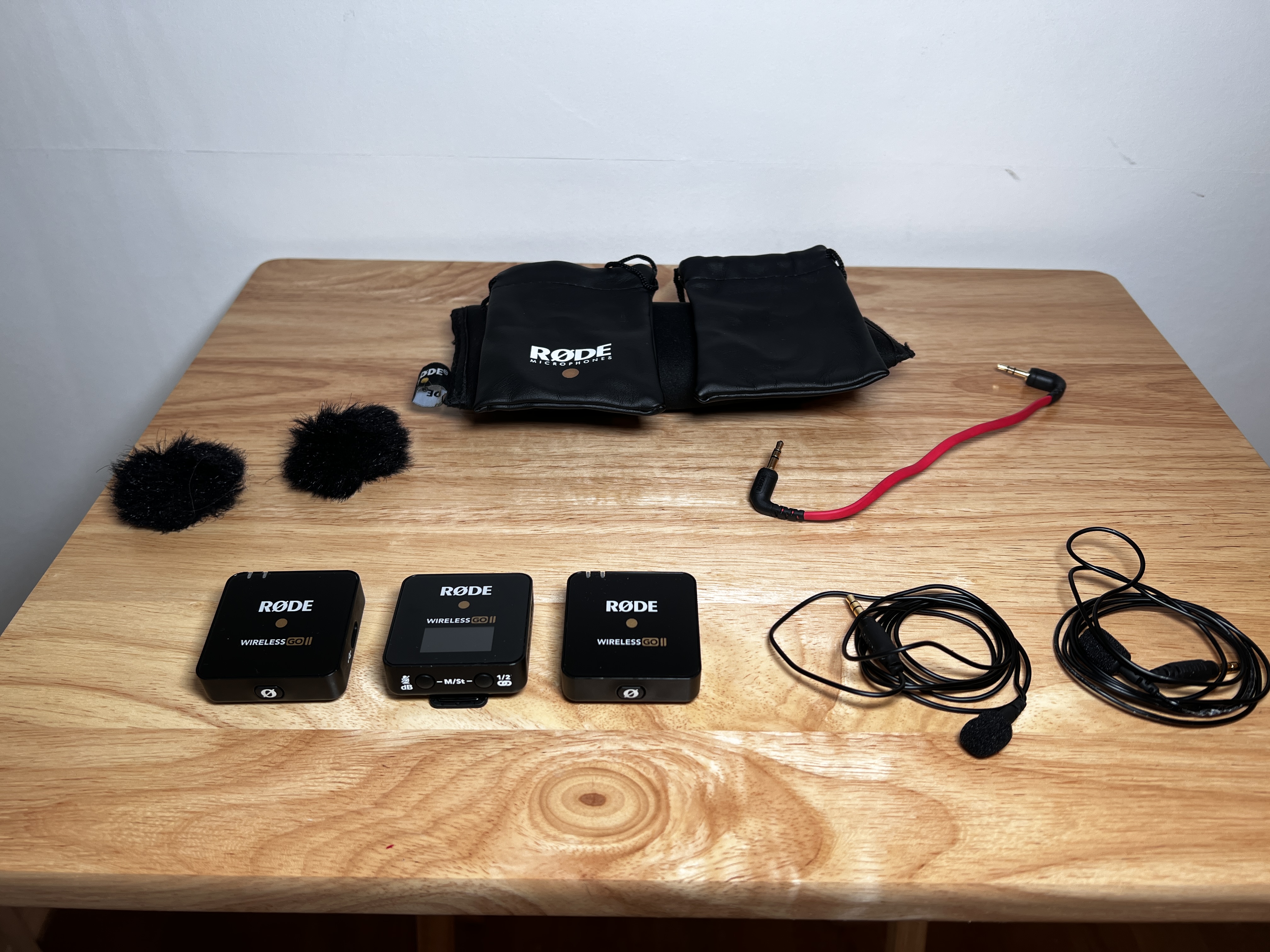 Rode wireless go ii + lav mics