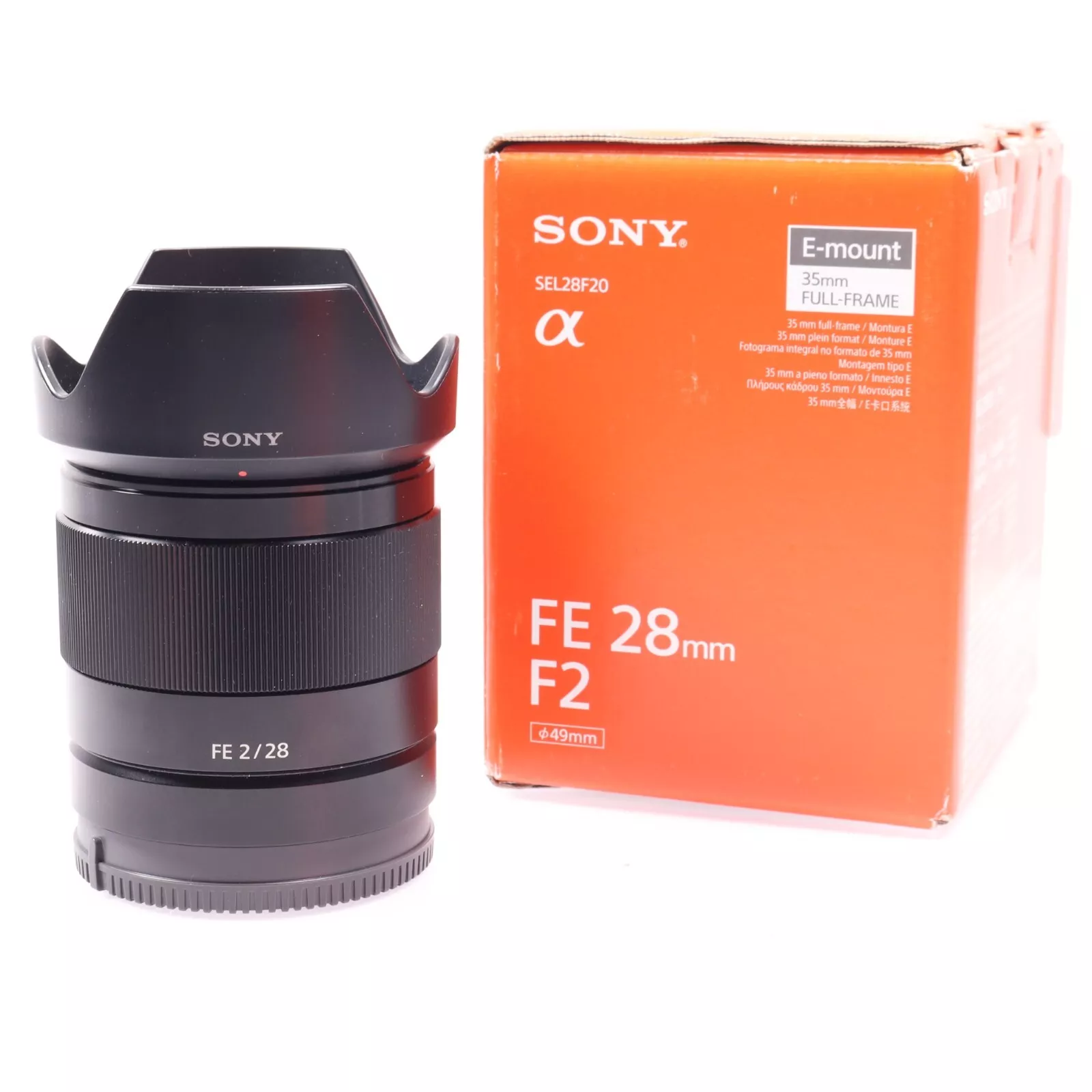 Sony 28 mm f2 lens e mount