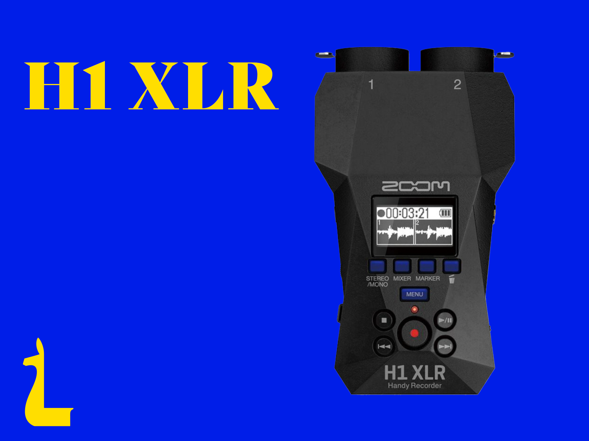 Zoom h1 xlr sound recorder 32bit float