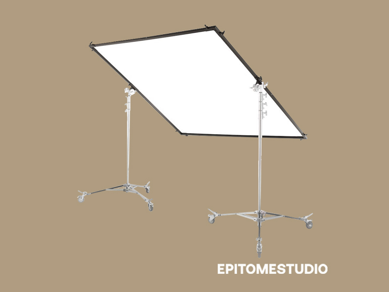 8x8 frame butterfly kupo manfrotto with roller stands