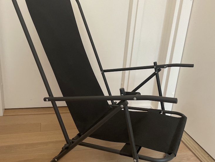 Solstol / strandstol / hopfällbar stol / låg stol