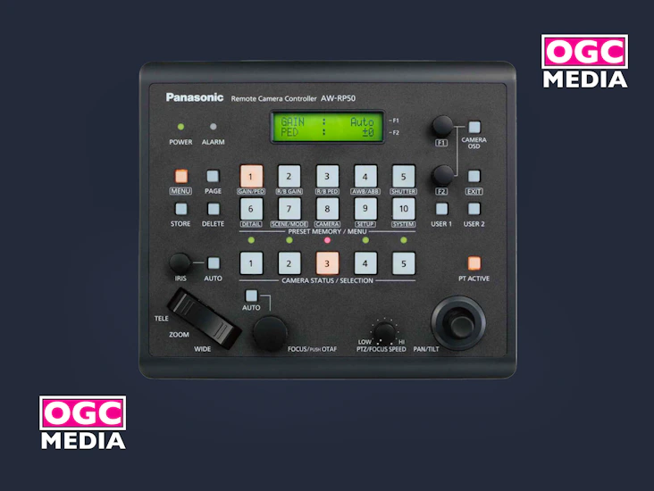 Panasonic aw-rp50 ptz controller