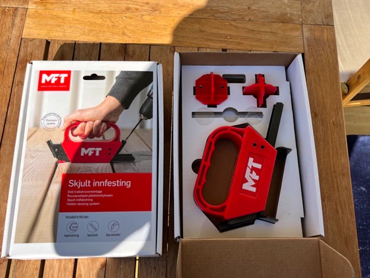 2 st verktyg för dold infästning