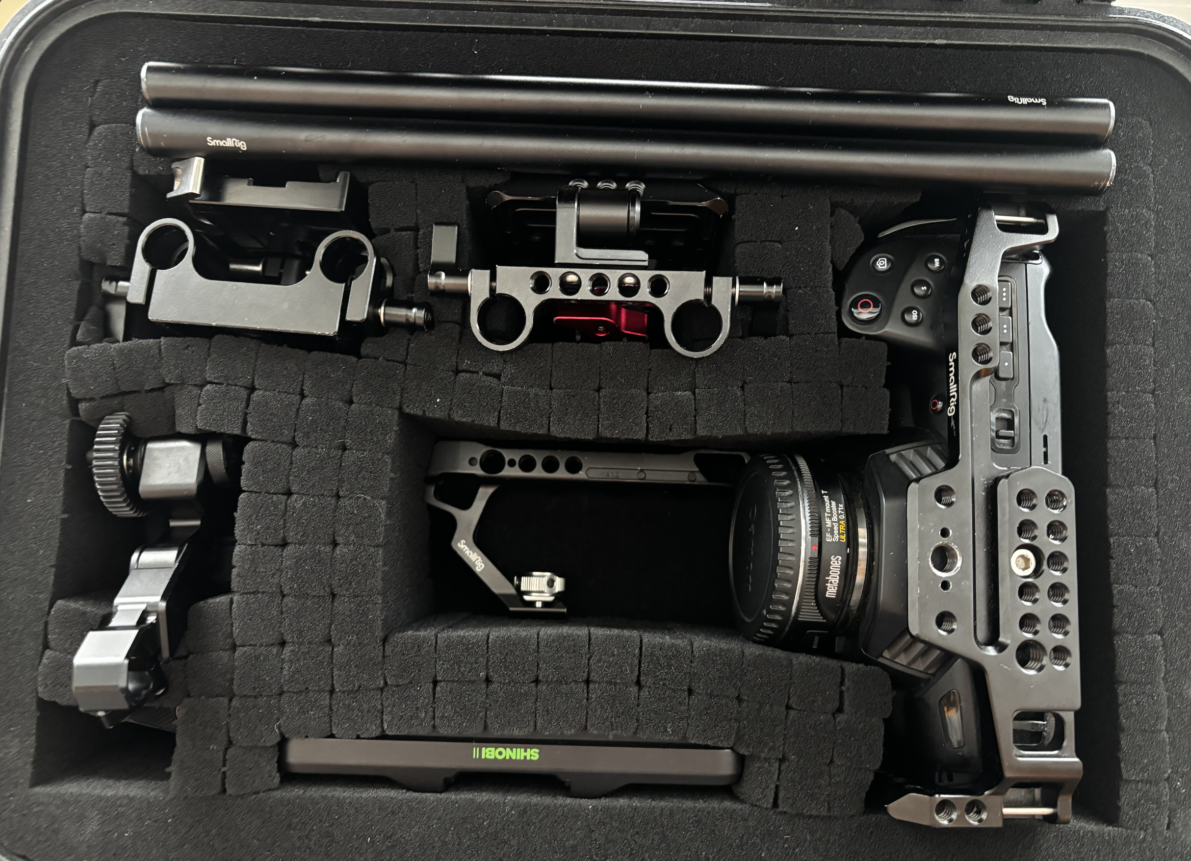 Blackmagic pocket cinema camera 4k rig