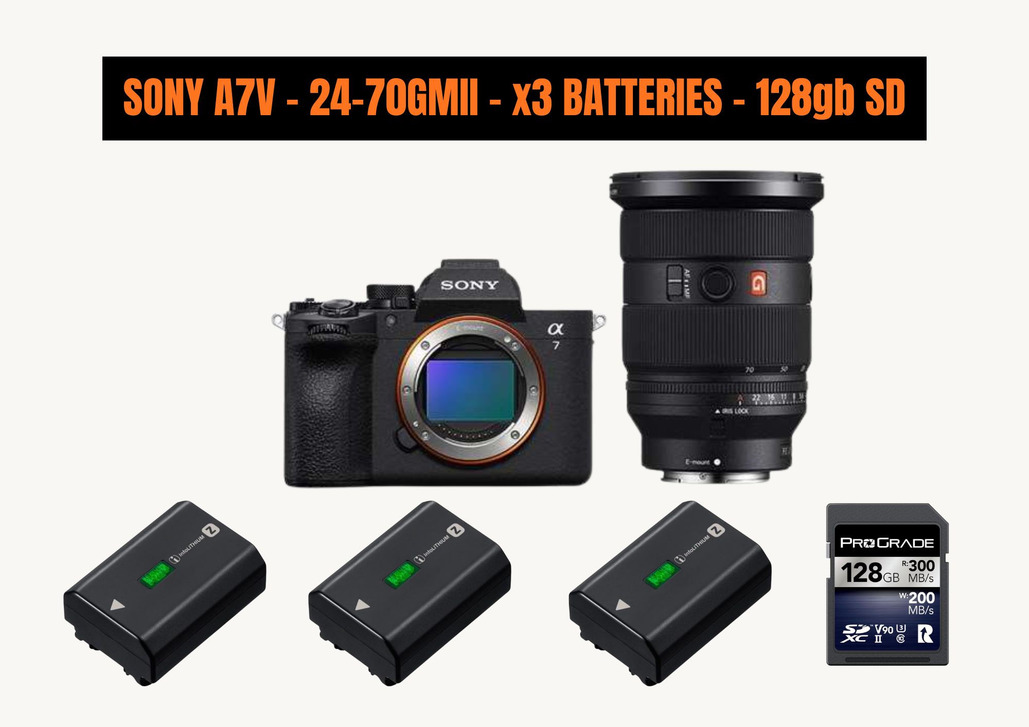 Sony a7 v camera 4k - sony 24-70 gm ii