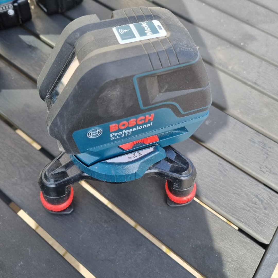 Proff blå bosch krysslaser (rød)
