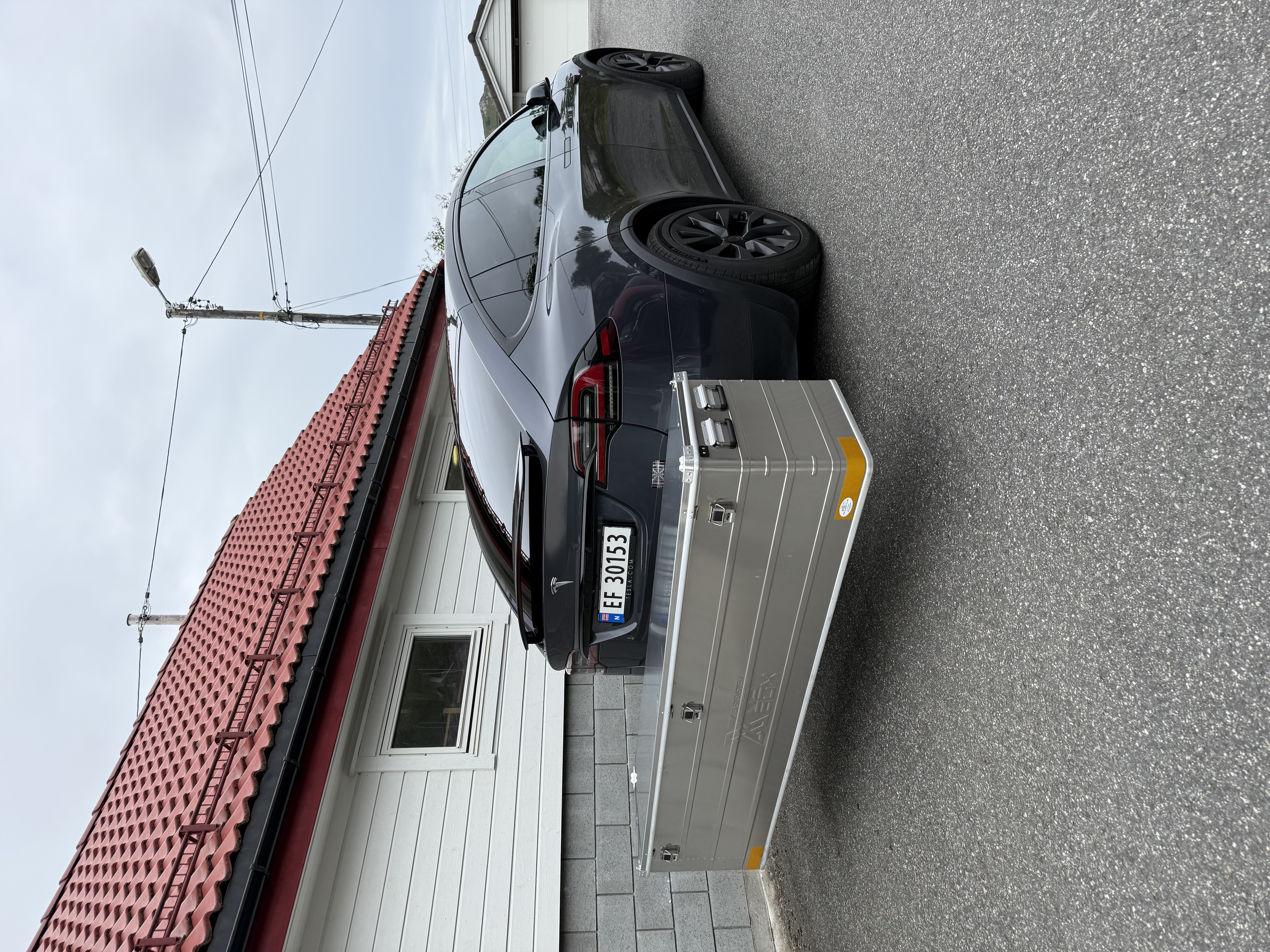 •• utleie •• stor transportboks til hengerfeste. 425l