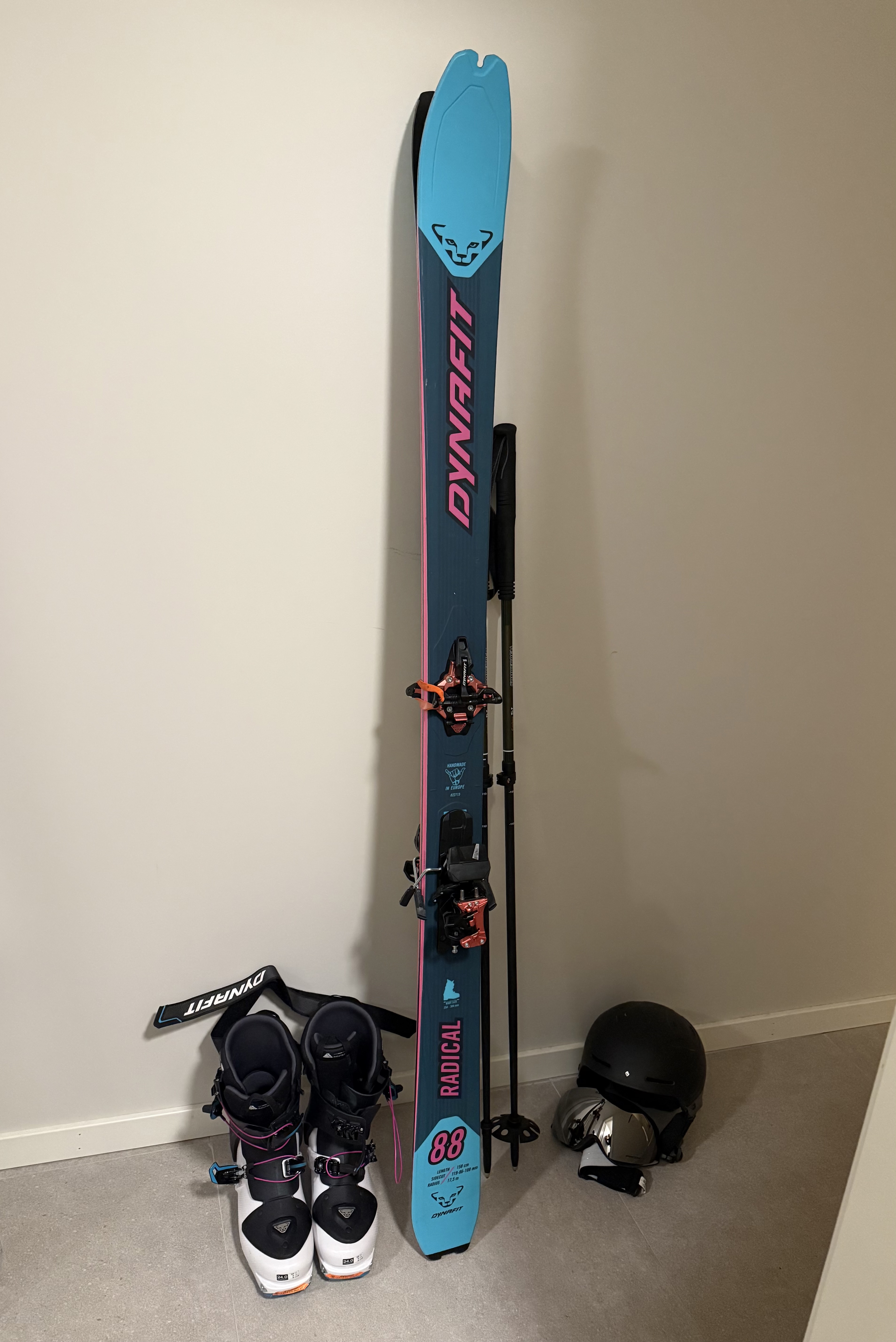 Nye toppturski 158cm 