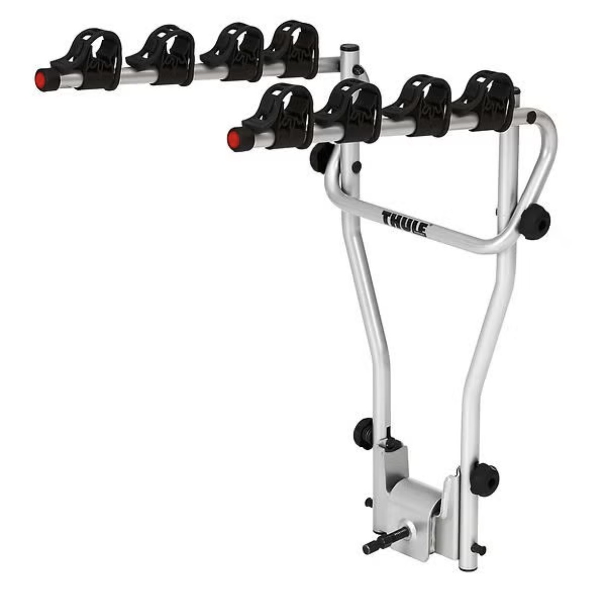 Leier ut thule hangon 9708 sykkelstativ for 4 sykler med skiltholder/lys