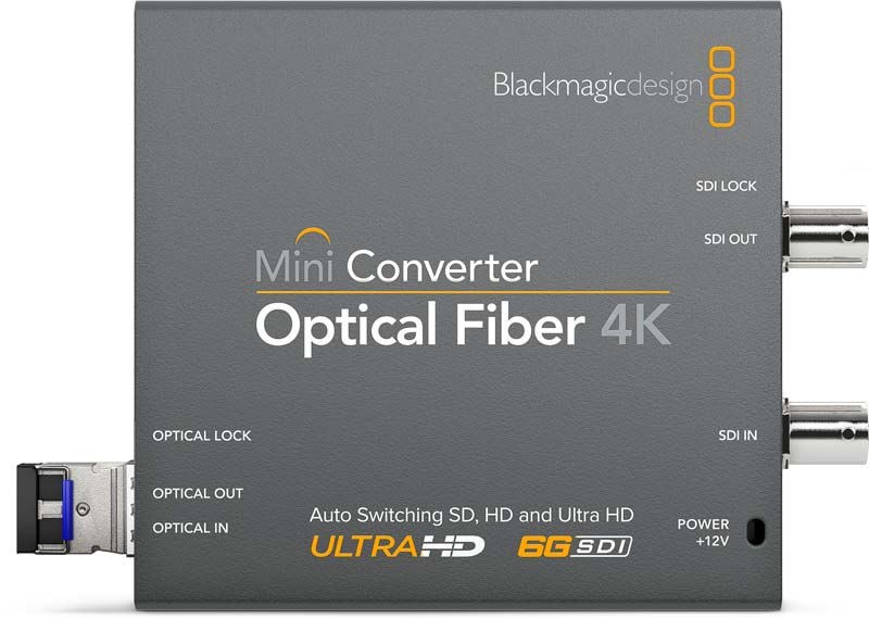 Blackmagic design mini konverter optical fiber 4k