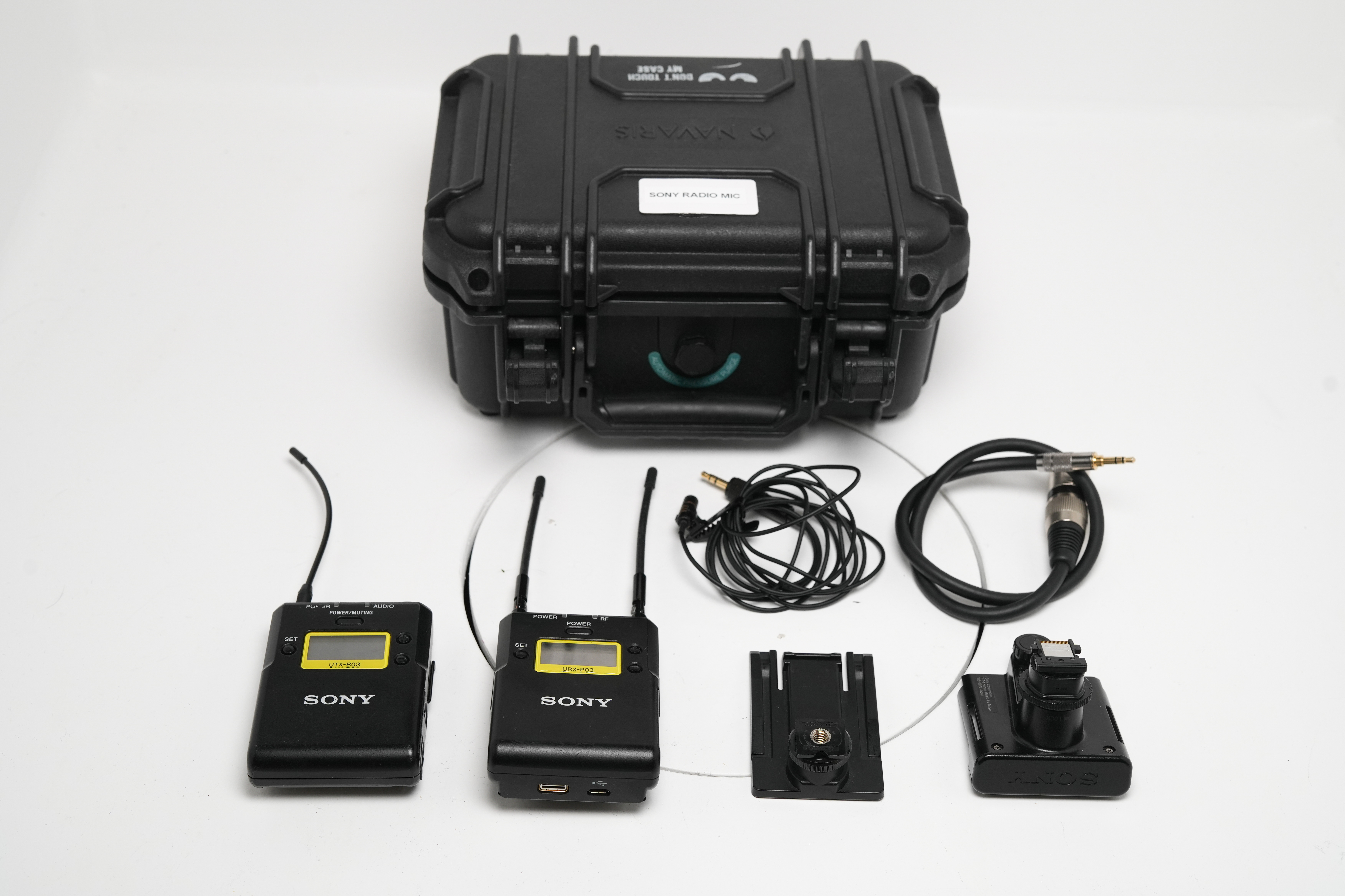 Sony radio mic kit with lapel mic