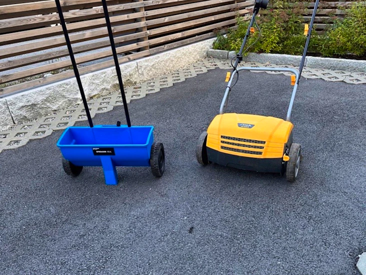 Stiga plenlufter/vertikalskjærer