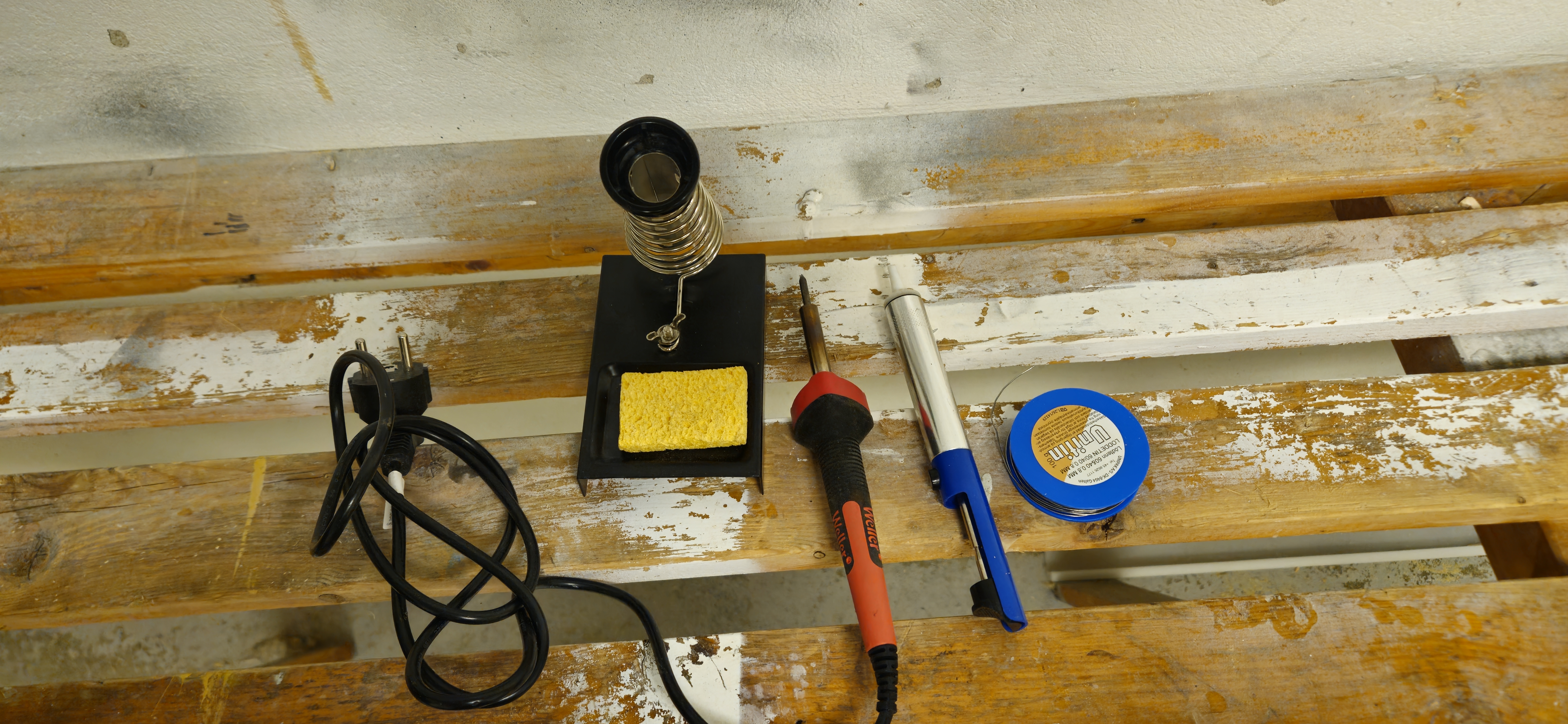 Loddepistol med utstyr