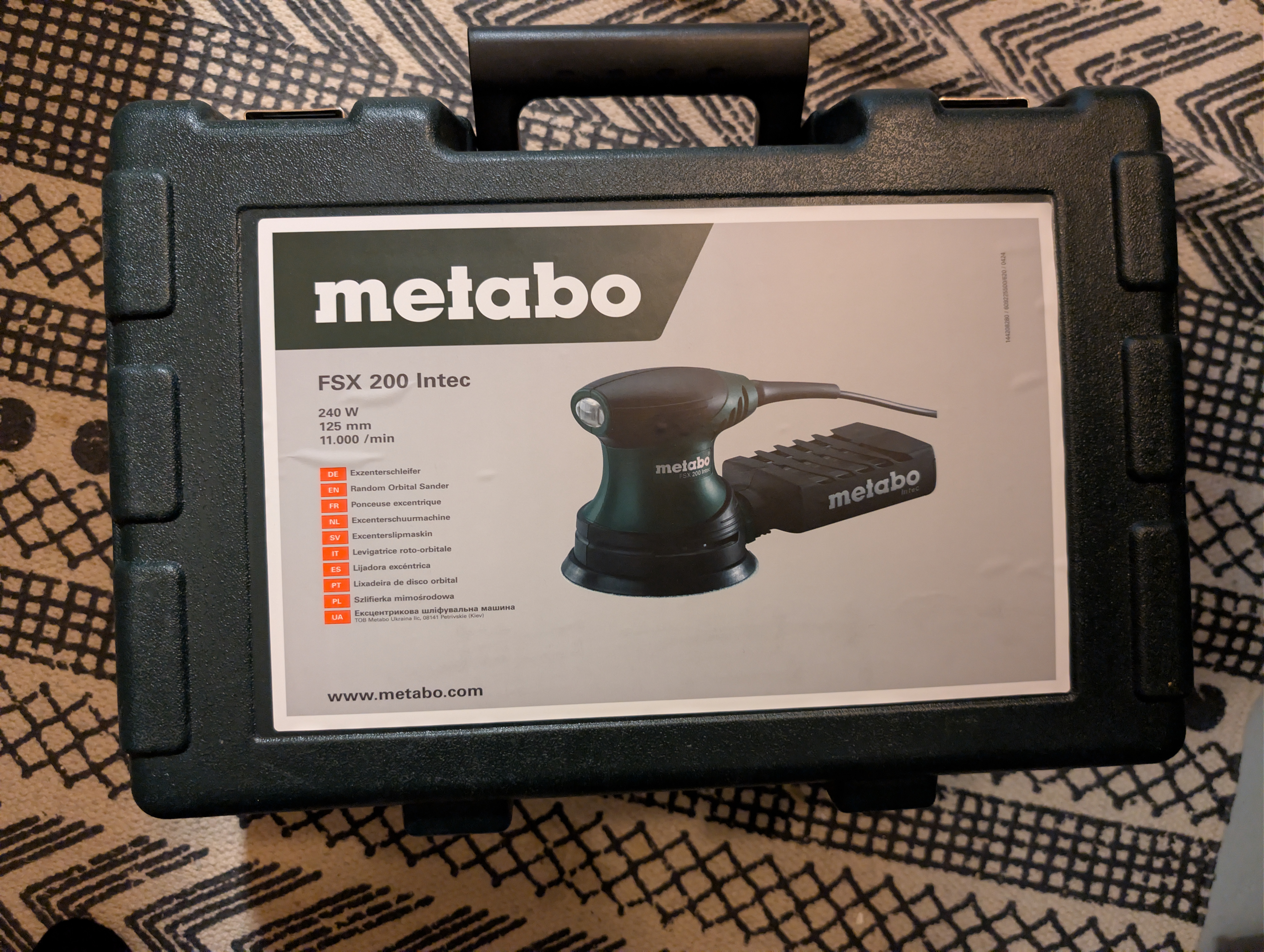 Eksentersliper metabo