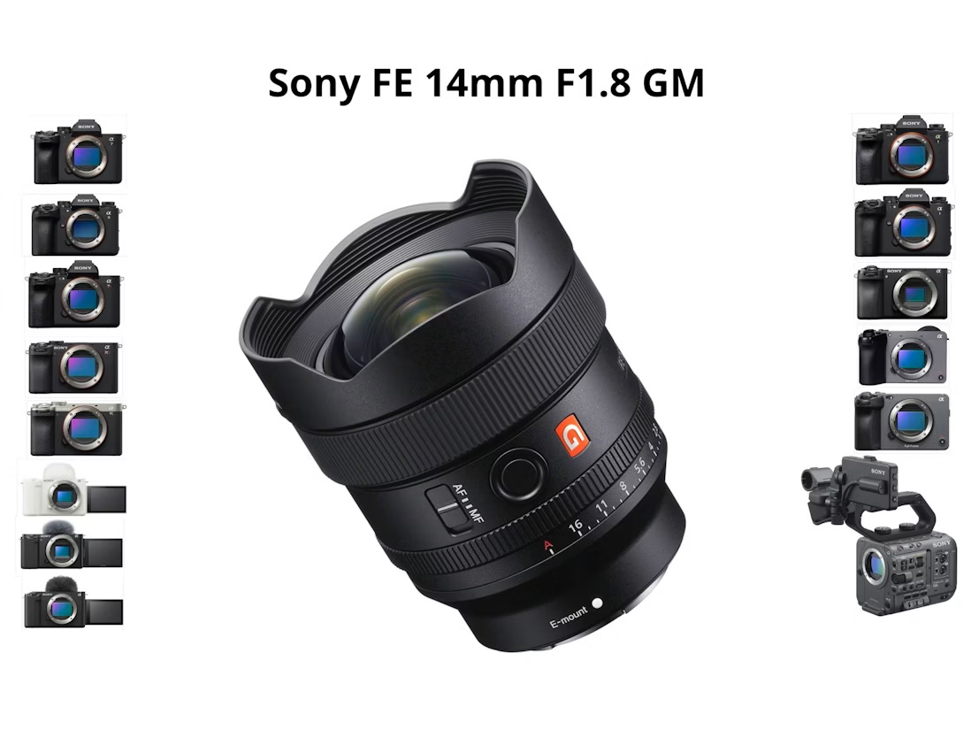 Sony fe 14mm f1.8 gm