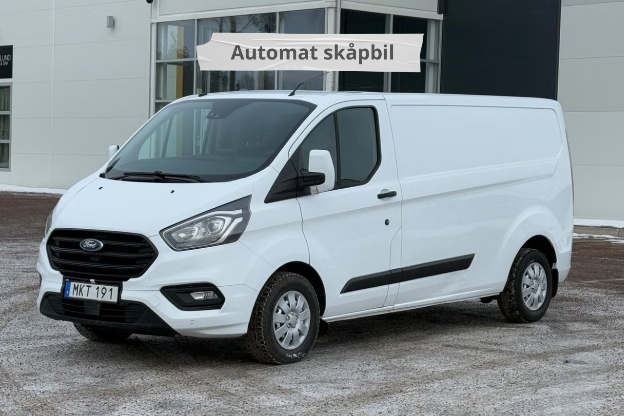 Ford transit custom 2018 automat "backkamera" skåpbil