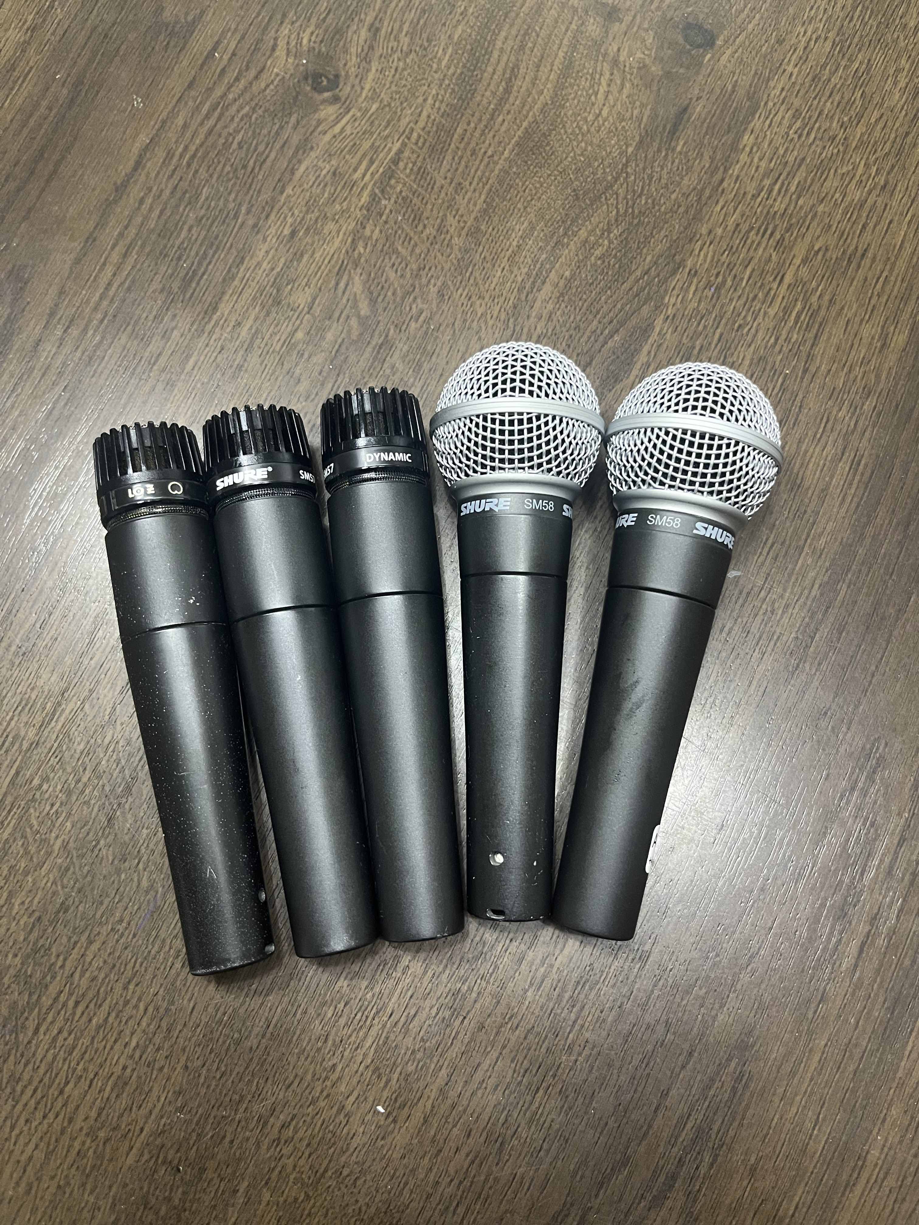 Shure sm pakke - 3 sm57 + 2 sm58