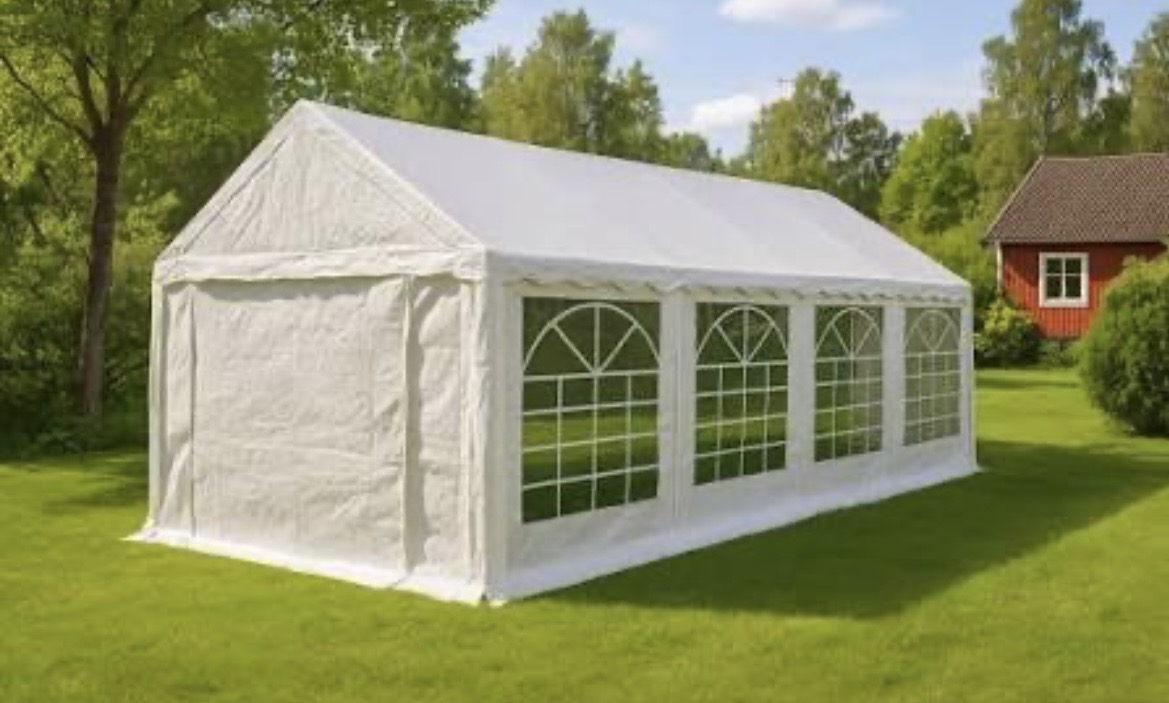Partytält 4 x 8 m