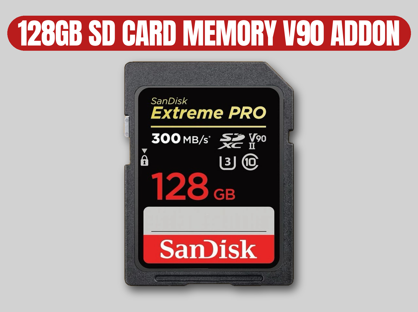 128gb sd card | memory / v90 / addon
