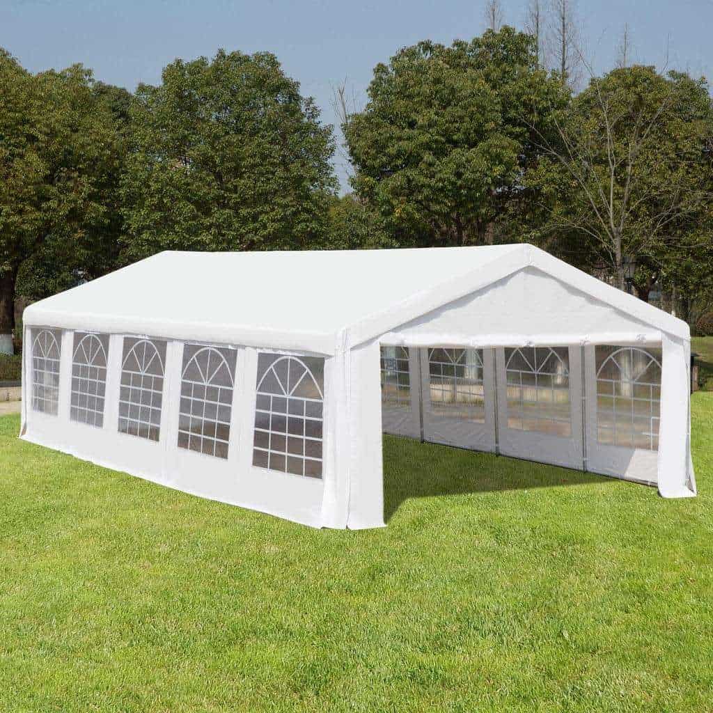 Partytält 4m x 8m  pvc700
