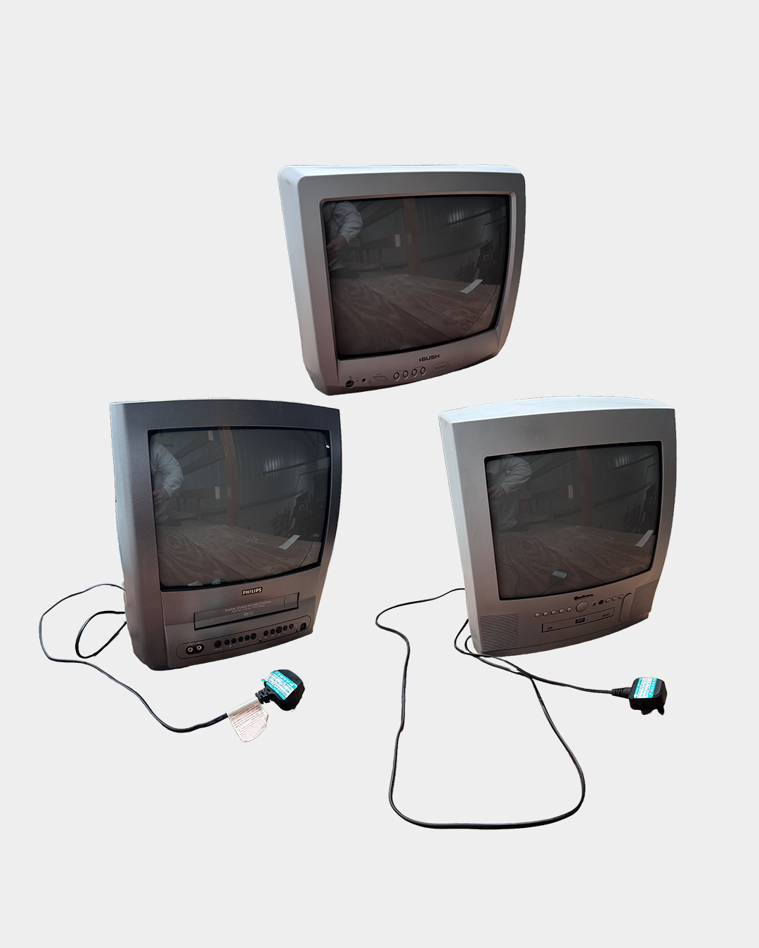 X3 11" vintage crt tv bundle – fully functional props