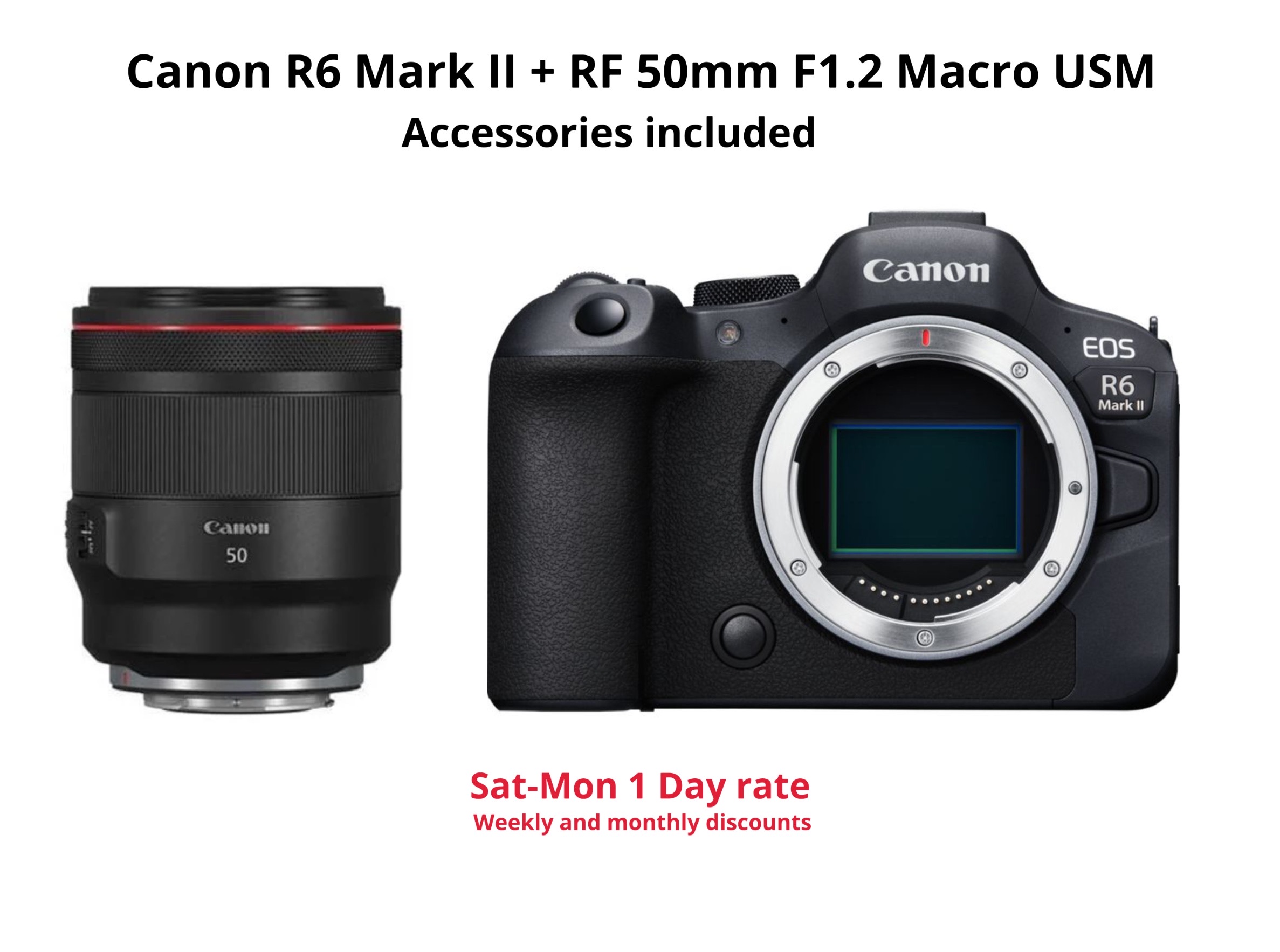 Canon r6 mark ii + rf 50mm f1.2 