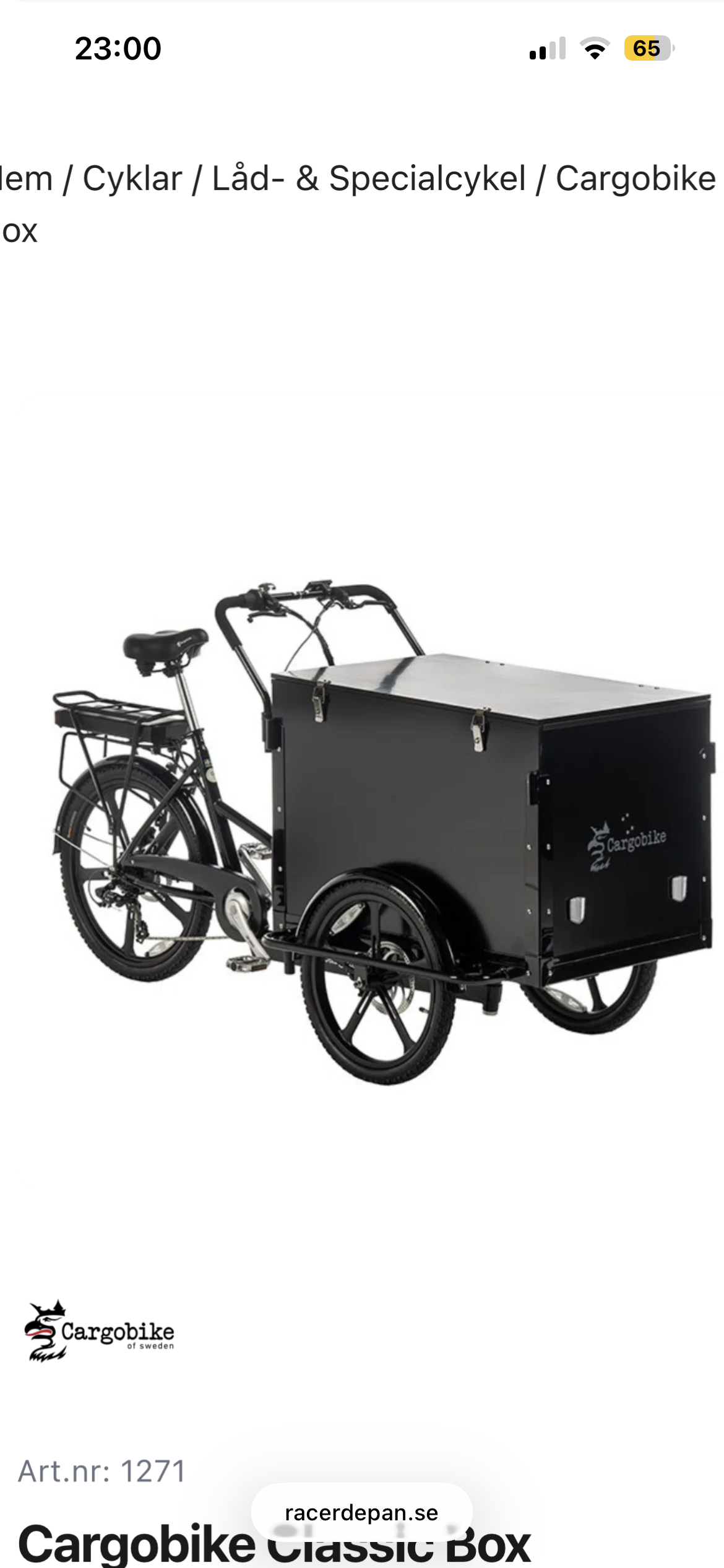 Renting my box cargobike electric bike 