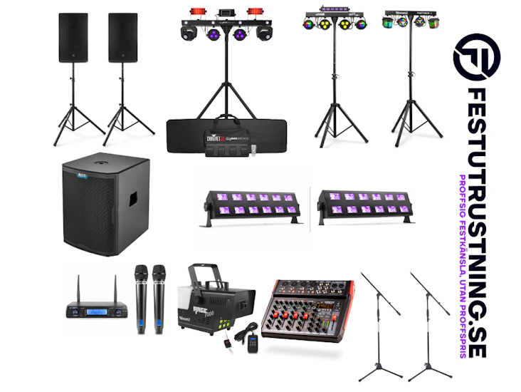 💍 bröllopspaket – ljud & ljus där “standard” inte är ett alternativ