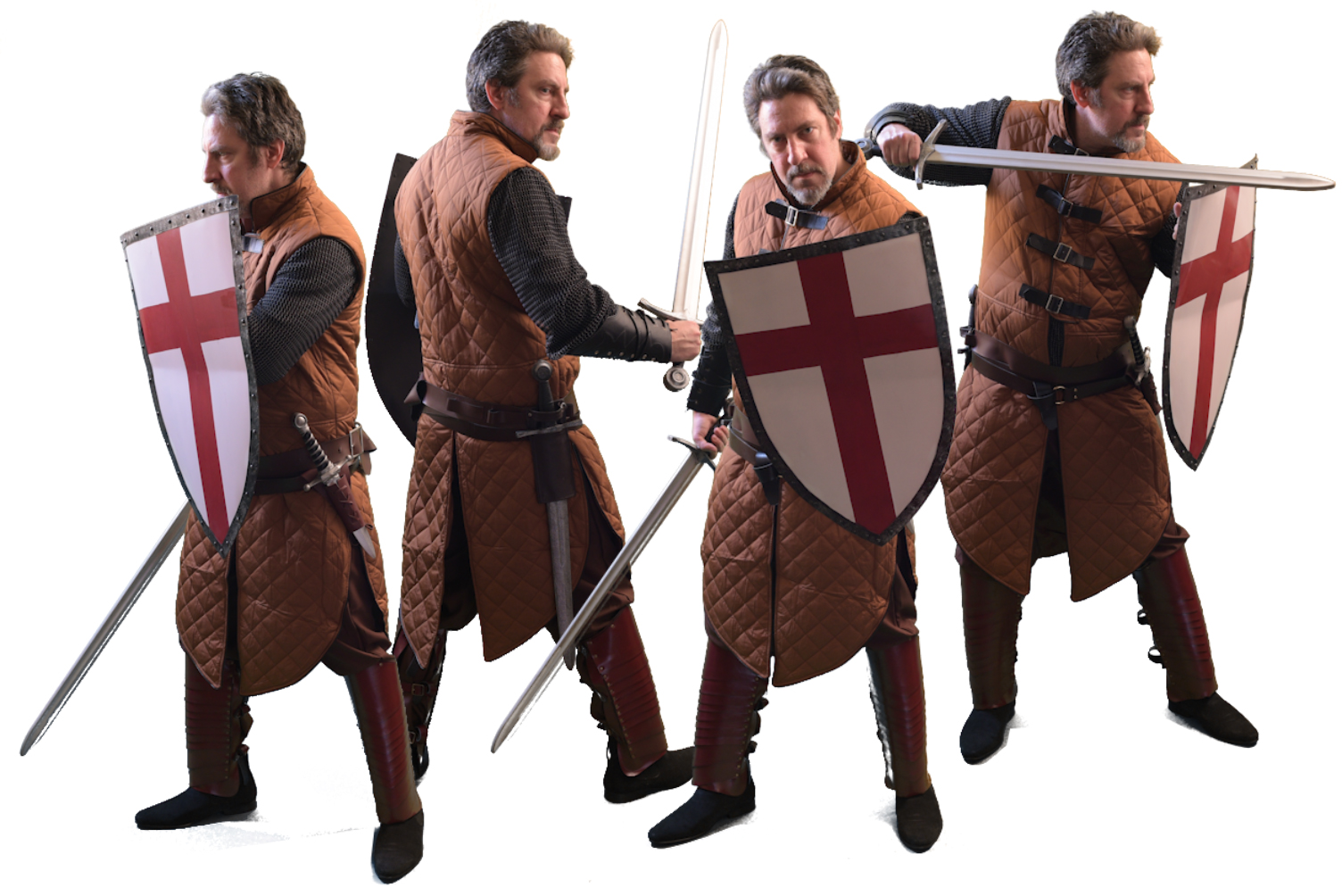 Brown padded top with armour